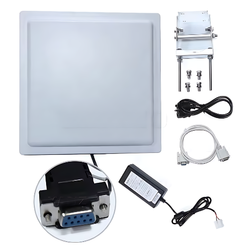 High-Performance UHF RFID Reader with Long-Distance 12 dBi Antenna, 49.2 ft Range - Hospitality Enviro Tech