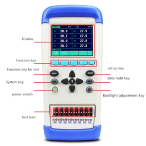 Hospitality Enviro Tech Handheld 8 Channels Temperature Data Logger Meter With ARM Micro Processor