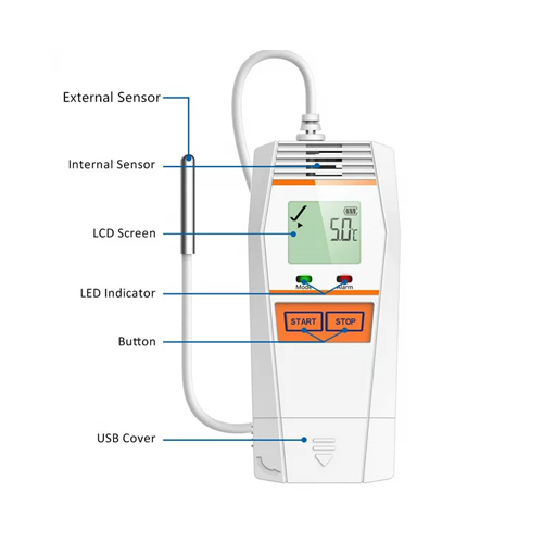 Hospitality Enviro Tech Temperature Data Logger with External Sensor - Image 6