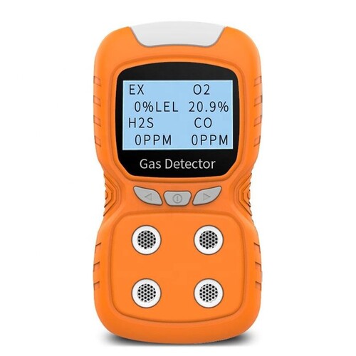 Hospitality Enviro Tech Portable Multi Gas Detector 4 Gas Monitor with Micro Clip