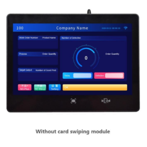 Industrial Touchscreen Work station machine & Data Collector with Wi-Fi and ERP Integration - Hospitality Enviro Tech